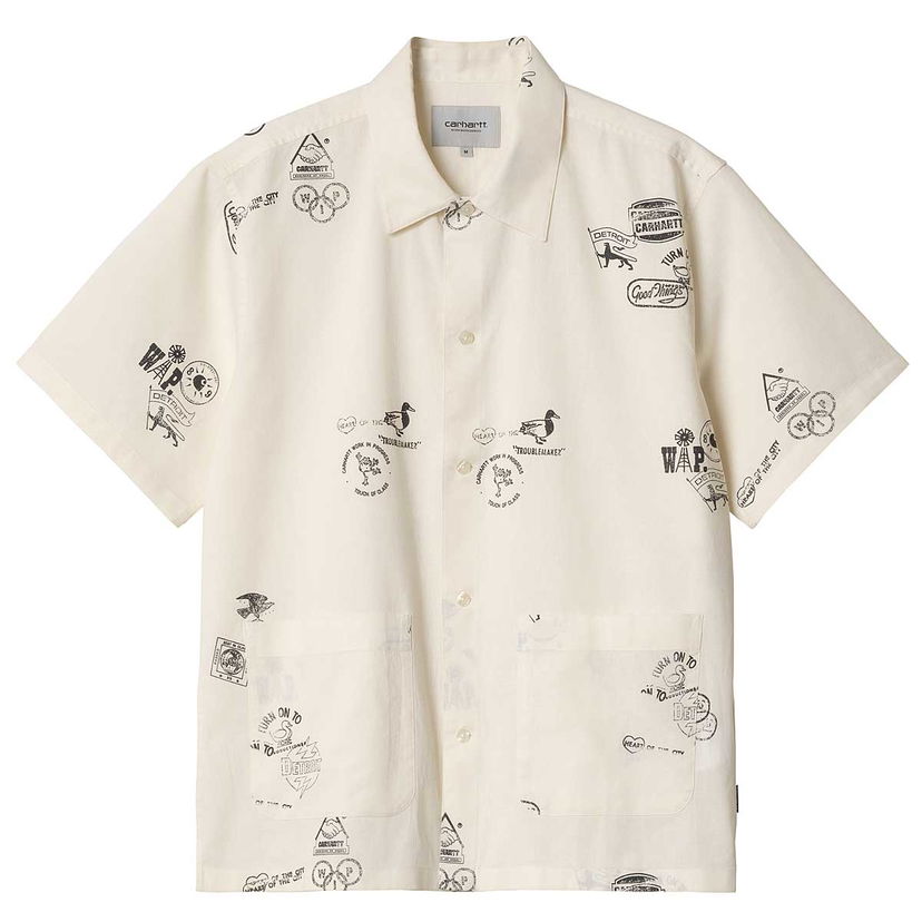 Srajce Carhartt WIP Stamp Shirt Bež | I033689-2MAXX