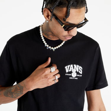Majica Vans Steady Rollin Tee Črna | VN00003SBLK1, 4