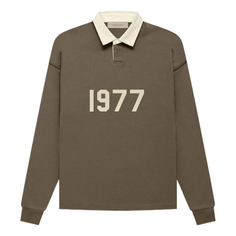 Polo majica Fear of God Essentials 1977 Henley Rugby Polo Zelena | FOG-FW22-032