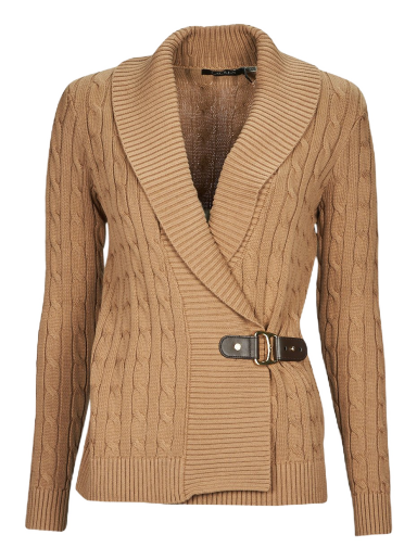 Pleteni pulover Polo by Ralph Lauren Sweater DONATO Rjava | 200808258002