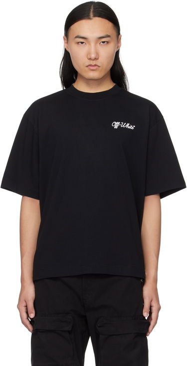 Majica Off-White Black Script T-Shirt Črna | OMAA120C99JER00D1001, 0