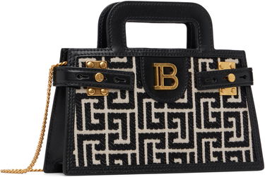 Torbica Balmain B-Buzz Small Monogrammed Bag Večbarvna | FN1KJ997TJGH, 1