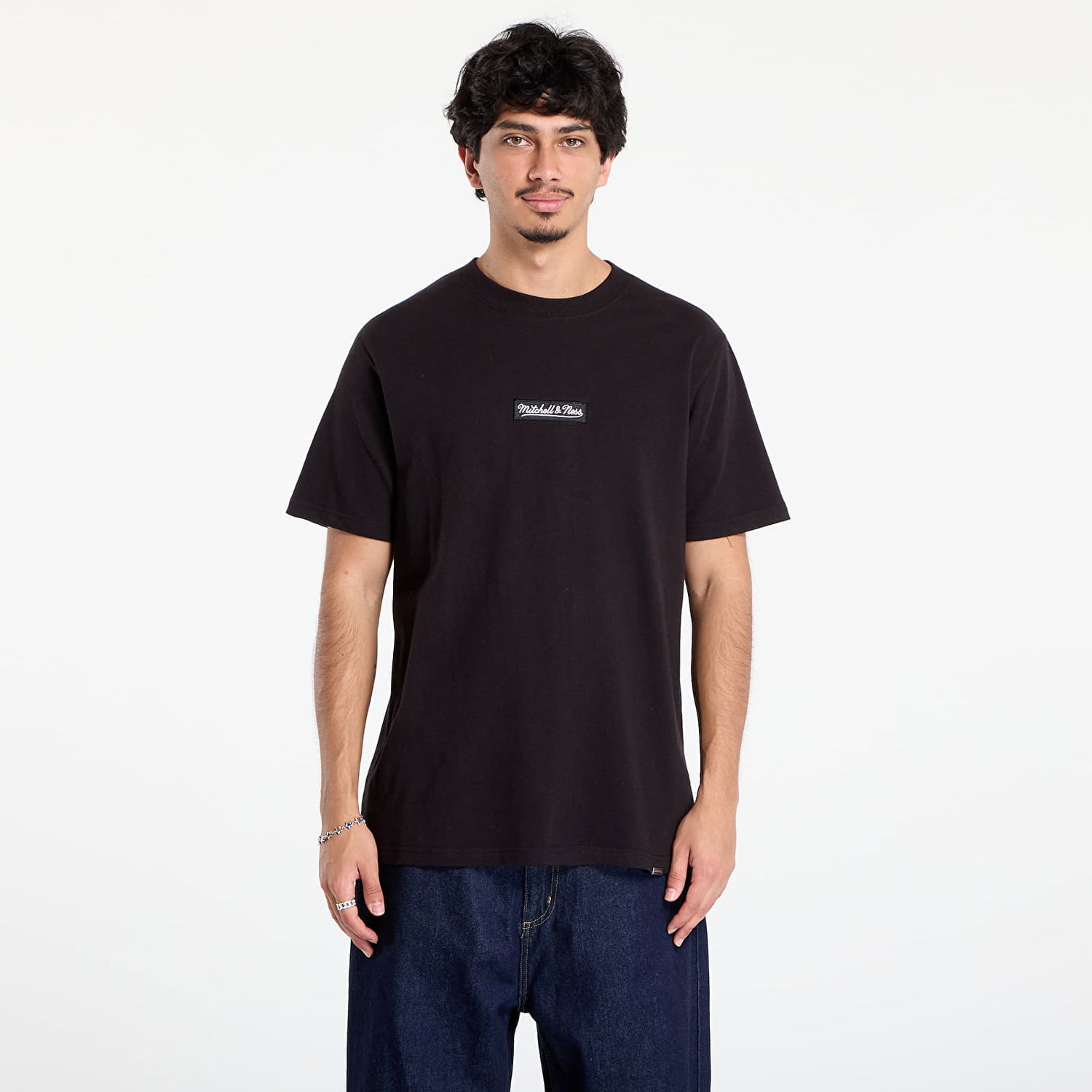 Majica Mitchell & Ness Mitchell & Ness Branded Box Logo T-Shirt Črna | SS9609-MNNBLCK, 0
