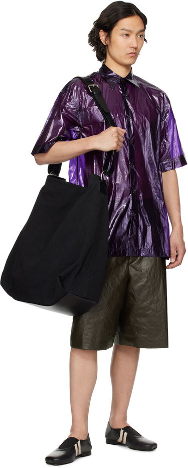 Srajce Dries Van Noten Dries Van Noten Sheer Short Sleeve Shirt Lila | 251-020762-1258, 3