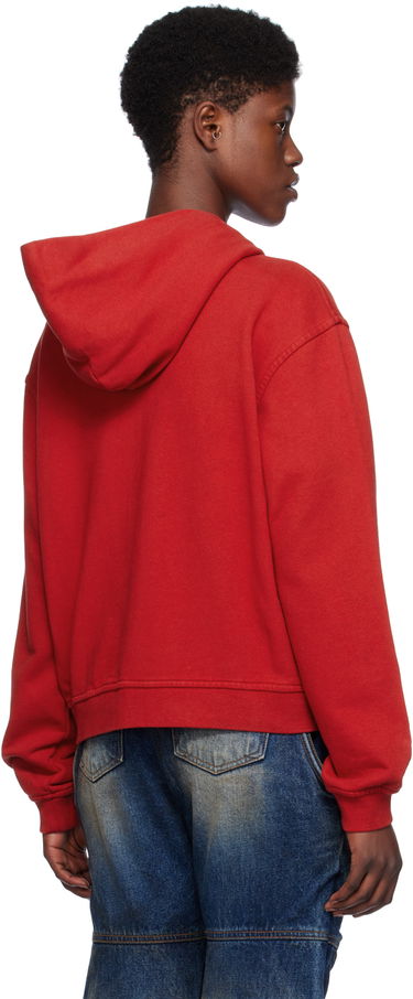 Pulover We11done We11done Zip Hoodie Rdeča | WD-TJ0-24-785-U-RD, 2