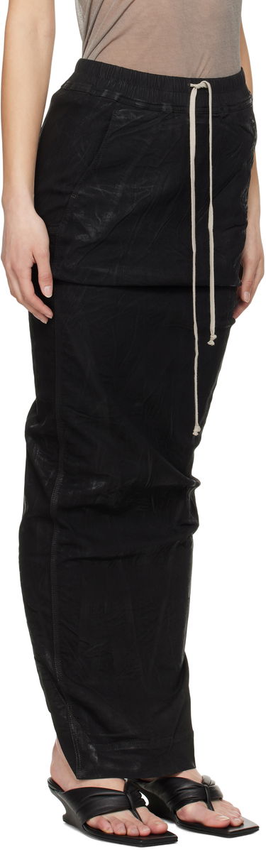 Krila Rick Owens Rick Owens DRKSHDW Hollywood Pull On Pillar Denim Maxi Skirt Bež | DS01E3332 SCF, 4