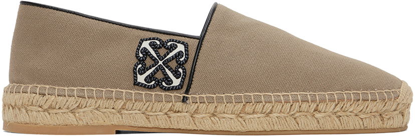 Oblačila Off-White Beige Anglette Espadrilles Bež | OMIB007S24FAB0011701