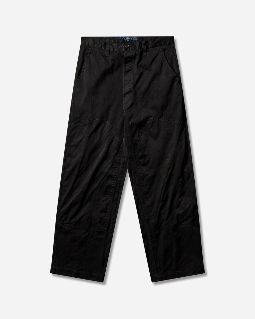 Hlače Junya Watanabe Garment Dyed Nylon Pants Črna | WP-P025-W25 1