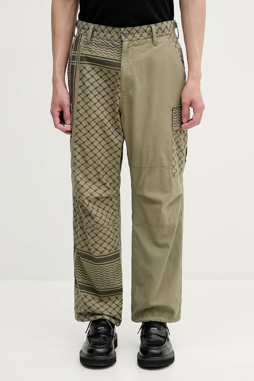 Cargo hlače Neighborhood NEIGHBORHOOD PT SHEMAGH Cargo Pants Zelena | 251UTNH.PTM01