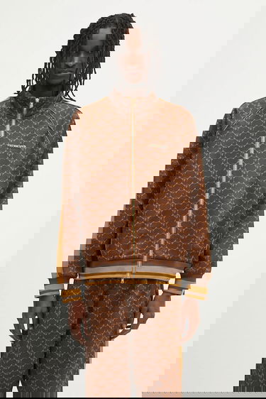 Trenirka BAPE A Bathing Ape College Monogram Logo Relaxed Fit Track Jacket Rjava | 1L30115309, 0