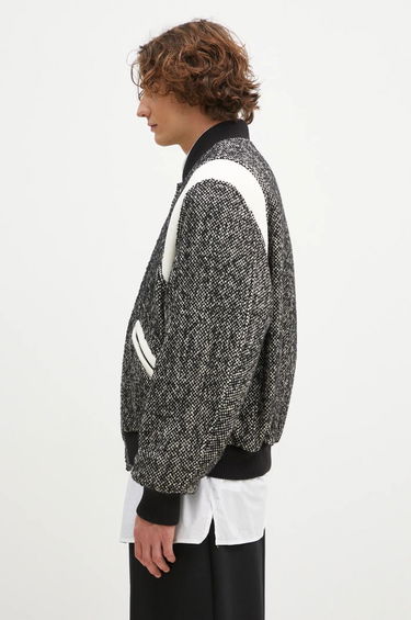 Bomber jakna KENZO WOOL VARSITY JACKET Kovinski | FE65BL1489OX.99, 2