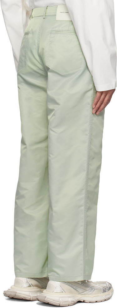 Hlače Feng Chen Wang Feng Chen Wang Nylon Trousers Zelena | FUS19TR31, 2