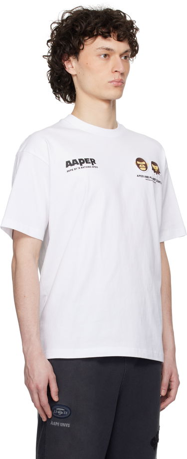 Majica AAPE by A Bathing Ape AAPE by A Bathing Ape 'AAPER' Basic T-Shirt Bela | AAPTEM1675XXNWHX, 1