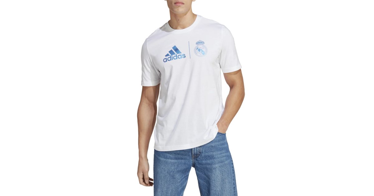 Majica adidas Performance Real Madrid Graphic Tee Bela | ht6463, 1