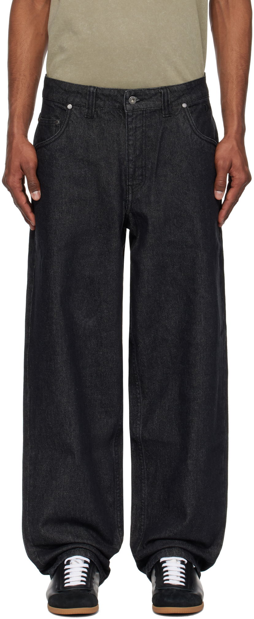 Kavbojke Dime Dime Classic Baggy Jeans Črna | DIME2SP2510BLK