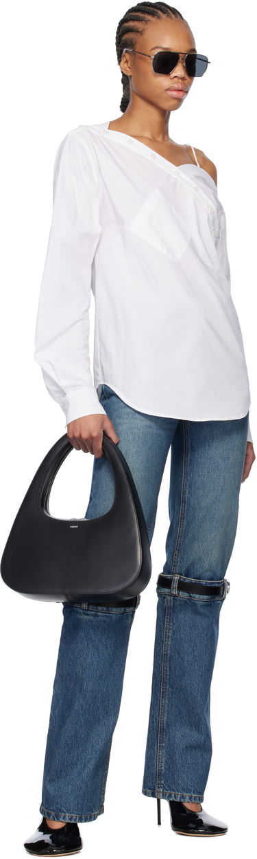 Kavbojke Coperni Coperni Hybrid Jeans with Straps Modra | COPP32F2014, 3