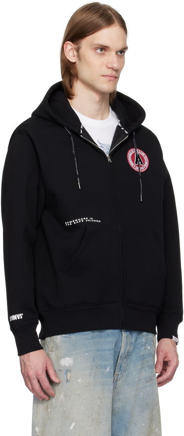 Pulover AAPE by A Bathing Ape AAPE by A Bathing Ape Injection Zip-Up Hoodie Črna | AAPSWMC338XXNBKX, 1