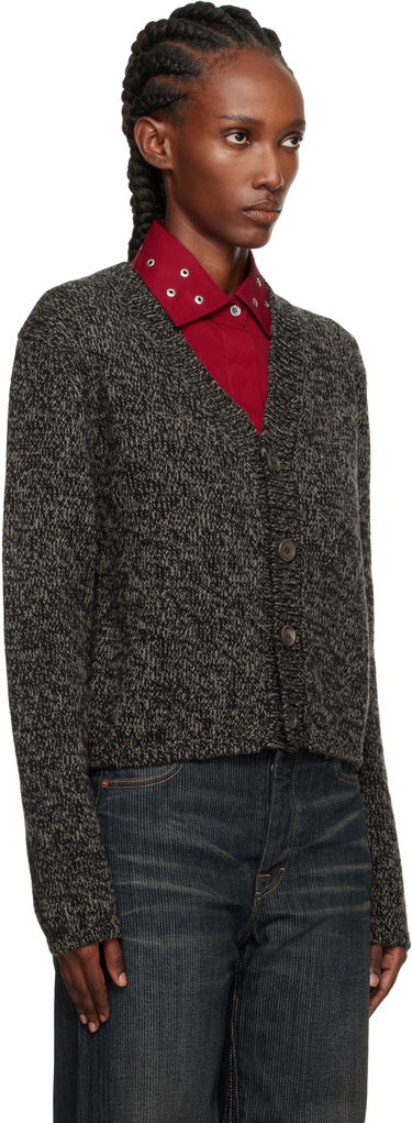 Pleteni pulover OUR LEGACY Our Legacy Academy Knit Cardigan Siva | W4253AB, 1