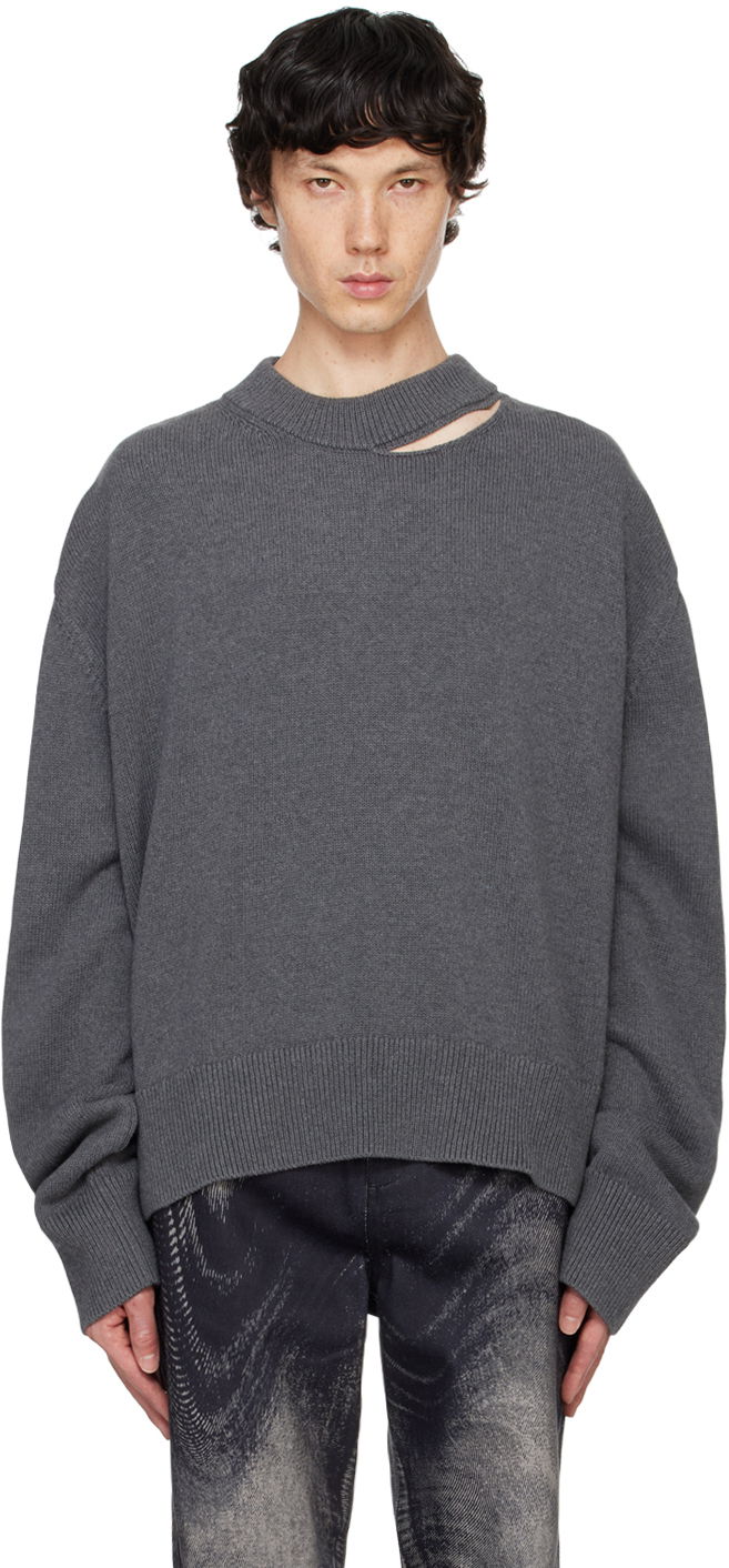 Pleteni pulover Camper Knit Sweater Siva | AU00011-003