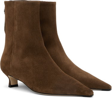 Oblačila Aeyde Aeyde Zoe Suede Ankle Boots Rjava | A11-AB-ZAZSS35KT-223-990-022, 3