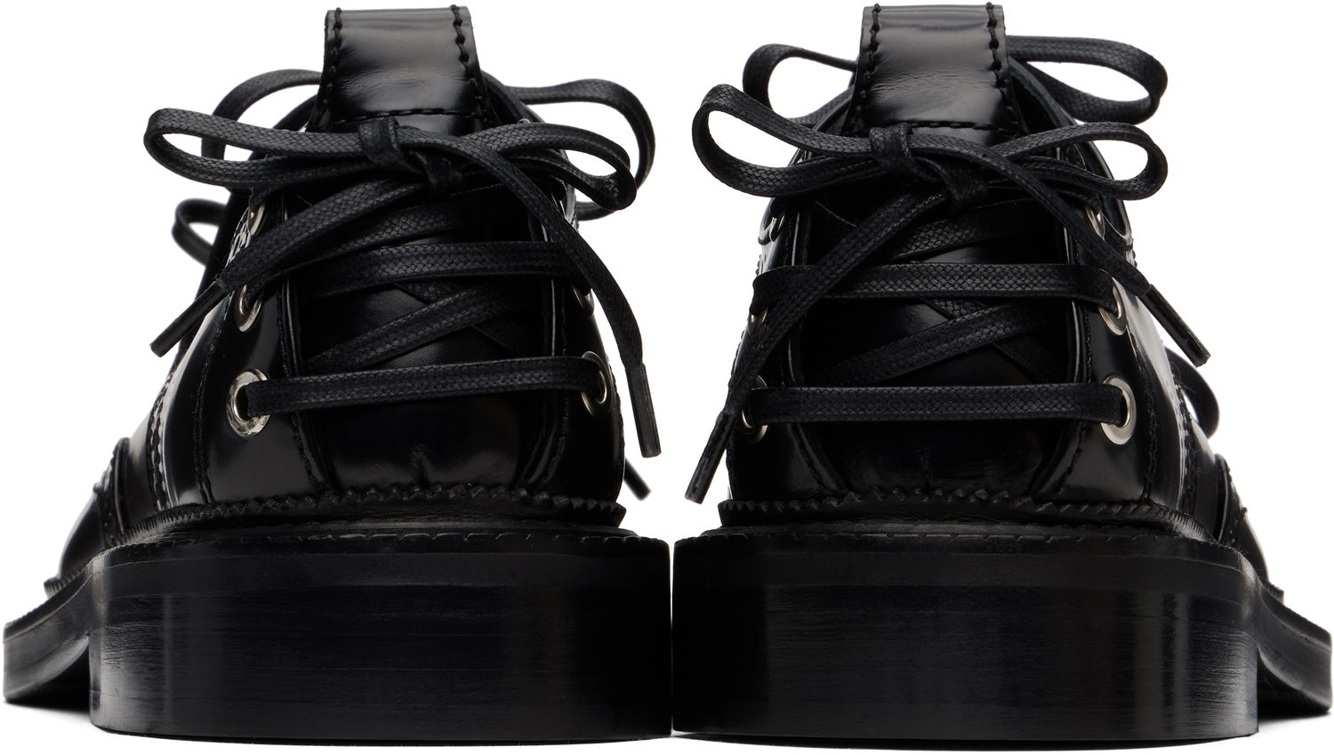 Oblačila Simone Rocha Simone Rocha Multi-Lace Cutout Brogues Črna | BRG12 0740, 1