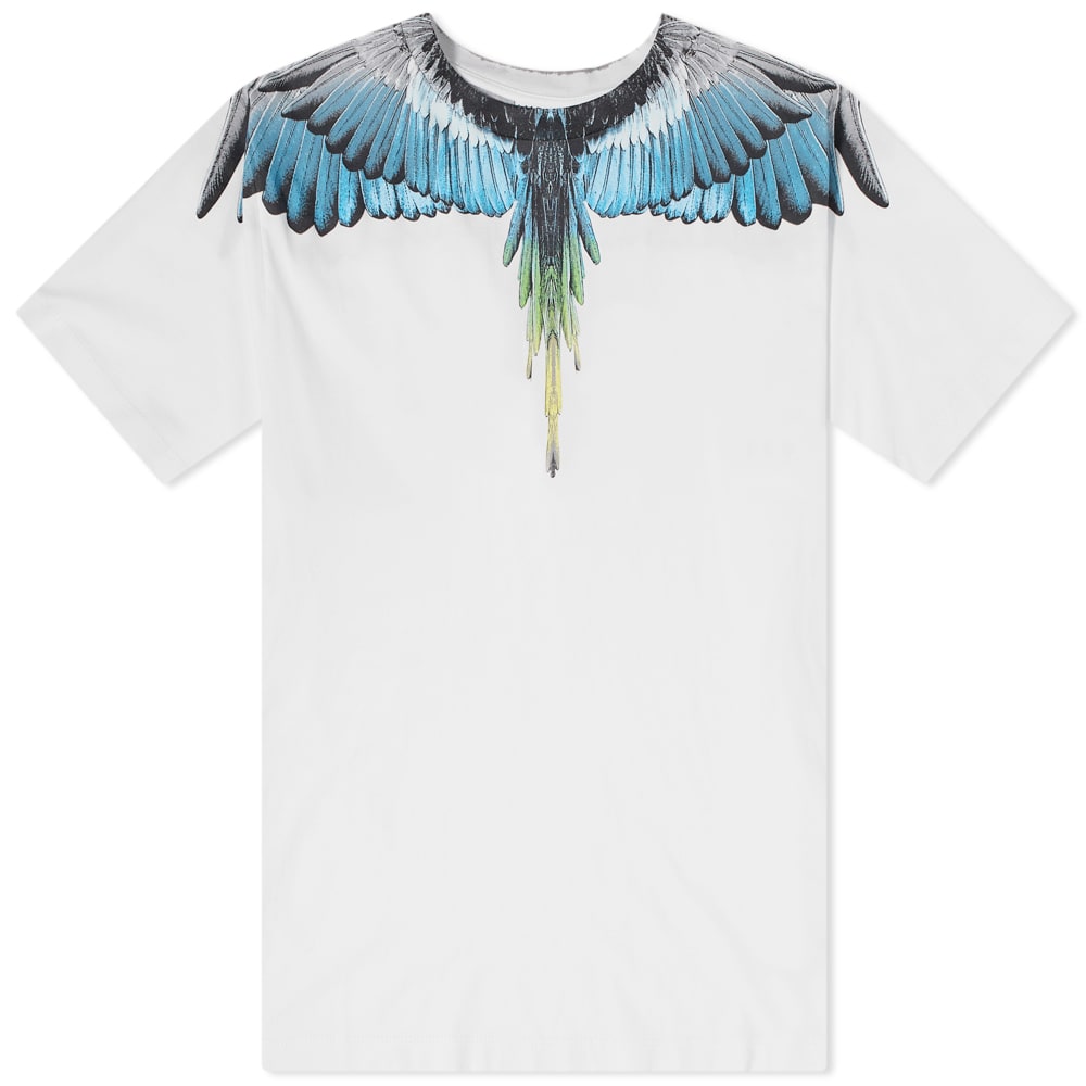Majica Marcelo Burlon Wings Tee Bela | CMAA018F21JER0010140, 0