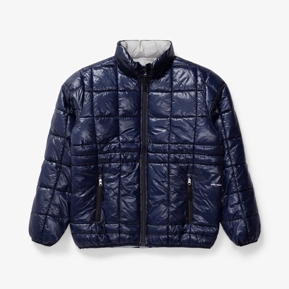 Puhovka Pop Trading Company Quilted Reversible Puffer Jacket Mornarica | POPAW23-05-015, 0