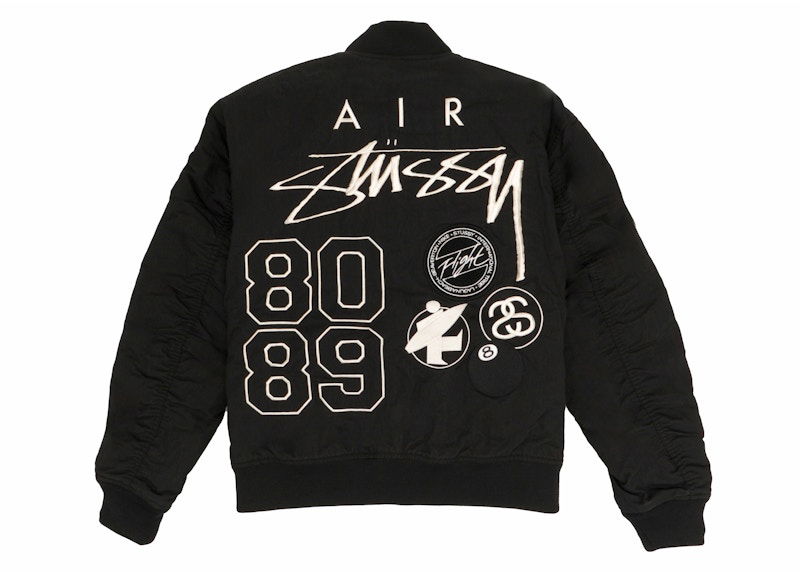 Bomber jakna Stüssy Reversible Varsity Jacket by Stussy x Nike Črna | FJ9154-010
