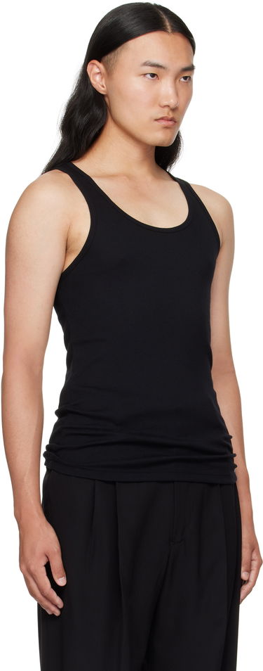 Majica brez rokavov Tom Ford TOM FORD Cotton & Modal Rib Tank Top Črna | T4D101210, 1