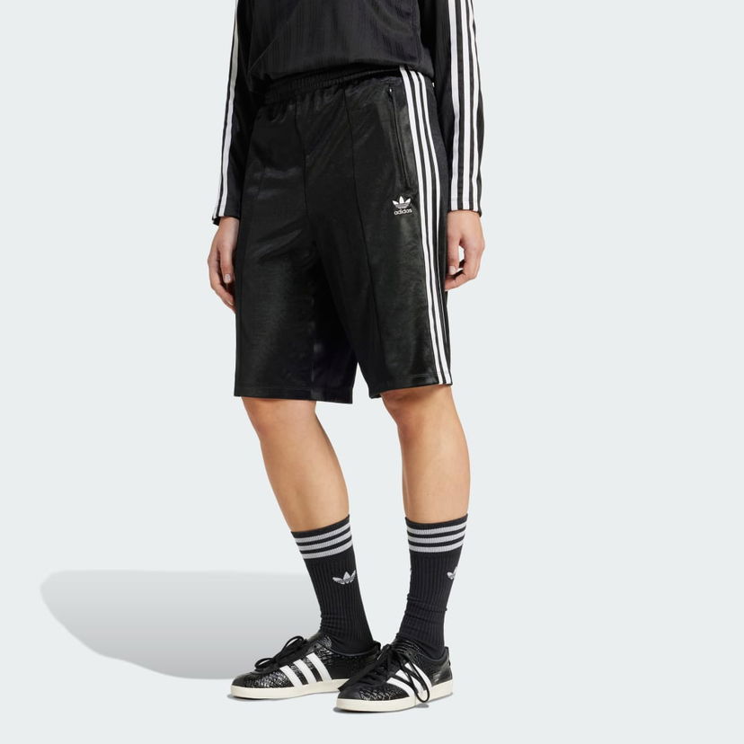 Kratke hlače adidas Performance Adicolor Firebird Long Shorts Črna | JD0286