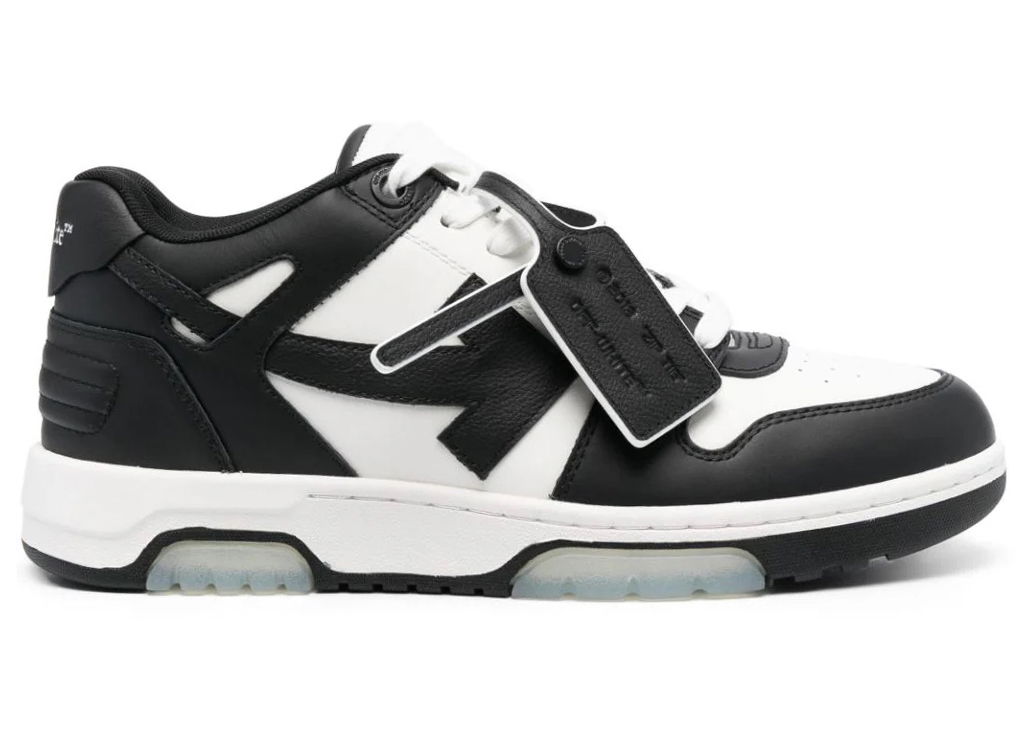 Superge in čevlji Off-White Out Of Office "Calf Leather Panda" Črna | OMIA189C99-LEA007-0110, 0