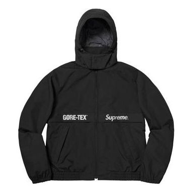 Vetrovka Supreme GORE-TEX Court Jacket Črna | SUP-FW18-563