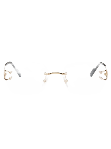 Sončna očala Cartier Gold Hexagonal Glasses Kovinski | CT0416O