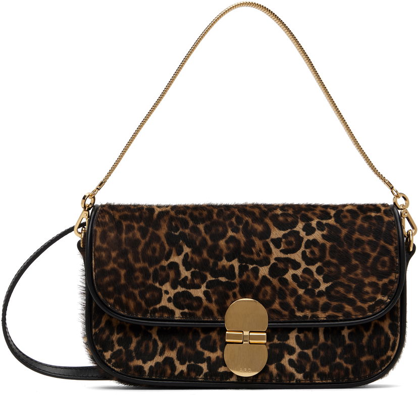 Torba za čez ramo A.P.C. A.P.C. Grace Chain Shoulder Bag Rjava | PXCAU-F61882