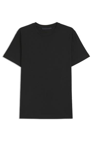 Majica BOSS BECKHAM x BOSS Mercerised Cotton T-Shirt Črna | 50549230, 0
