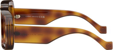 Sončna očala Loewe Paula's Ibiza Dive Chunky Squared-Frame Eyewear Rjava | LW40064U 192337136368, 2