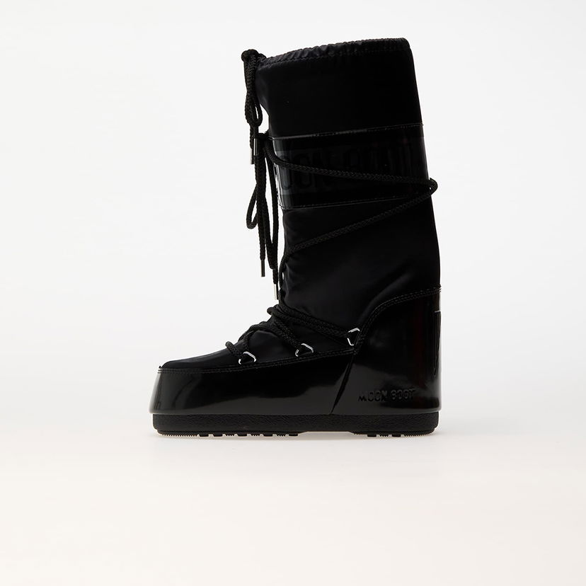 Superge in čevlji Moon Boot Icon Glance Black Črna | 80D1401680-N001