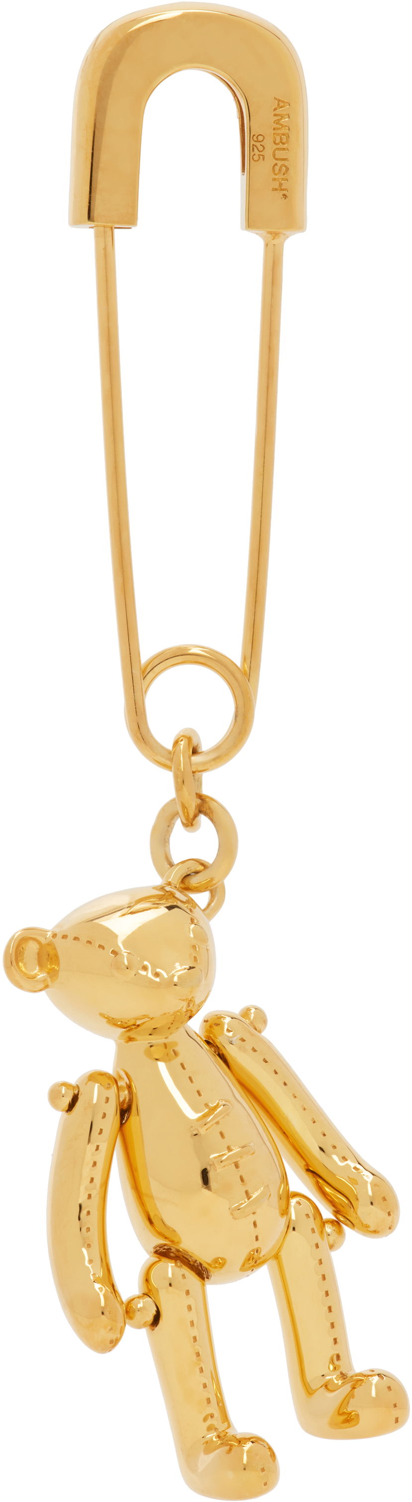 Obeski za ključe Ambush AMBUSH Teddy Bear Charm Single Earring Kovinski | 12111158