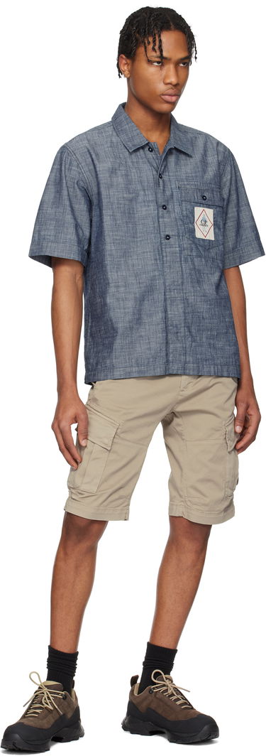 Kratke hlače C.P. Company C.P. Company Stretch Sateen Cargo Shorts Bež | 18CMBE116A005694G, 4