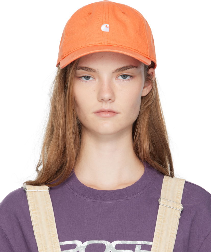 Kapa Carhartt WIP Madison Logo Cap Oranžna | I023750 32UXX