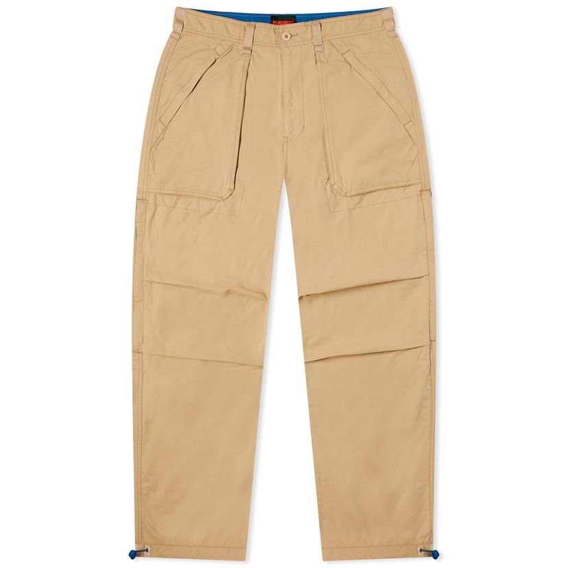 Hlače Pleasures Public Utility Pants Bež | P24SP038-BEIGE