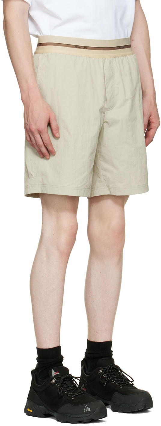Kratke hlače Helmut Lang Designer Nylon Shorts Bež | M05HM205, 1