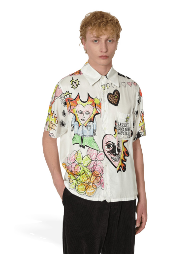 Srajce PACCBET Drawings Shirt Bela | PACC12B005 2