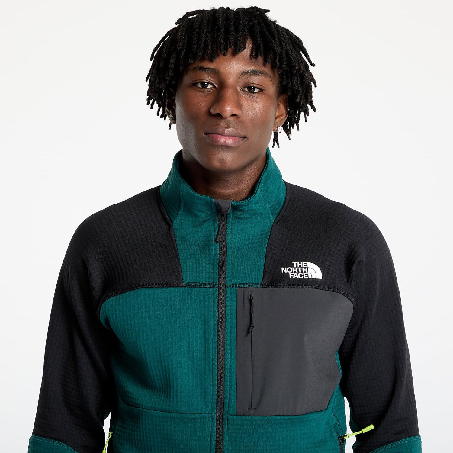 Pleteni pulover The North Face The North Face Stormgap Powergrid Jacket Zelena | NF0A87J85861, 1