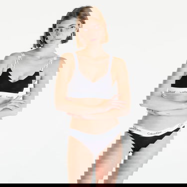 Modrček CALVIN KLEIN Modern Cotton Light Lined Bralette Črna | QF7059E UB1, 0