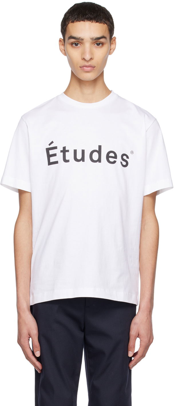Majica Études Wonder T-Shirt Bela | C00ME101A00700