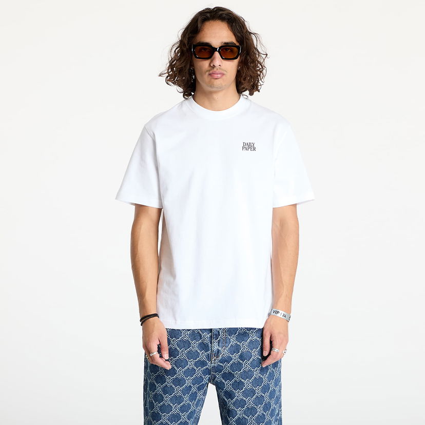 Majica DAILY PAPER Smoothie Ss T Shirt White Bela | 2421046