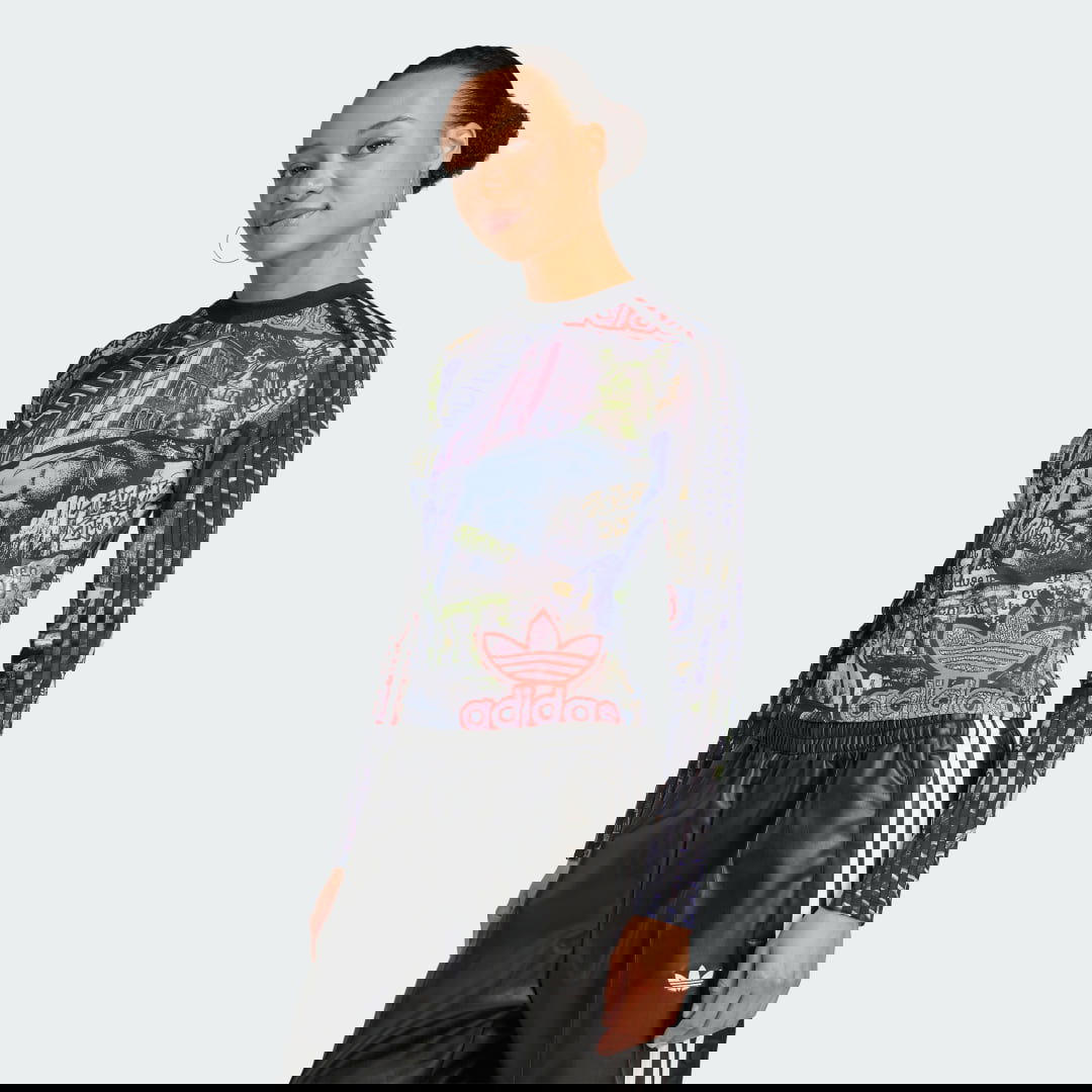 Majica adidas Performance adidas X Jeremy Scott Pride AOP Mesh Long Sleeve T-Shirt Večbarvna | JW0826, 0