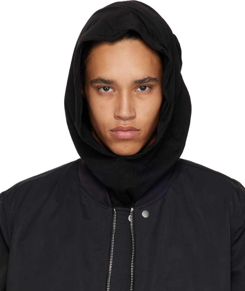 Bomber jakna Rick Owens Rick Owens DRKSHDW Hollywood Grace Hoodie Črna | DU01E3474 BHDB