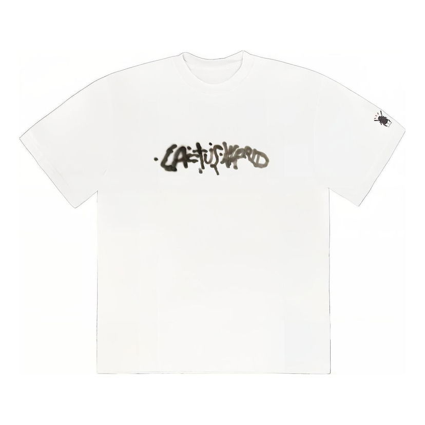 Majica Cactus Jack by Travis Scott Travis Scott Whiteout T-Shirt Bela | TS-22FW001